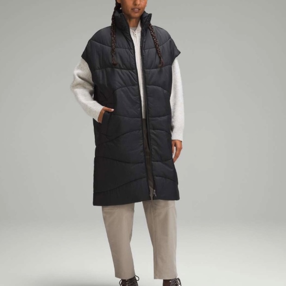 LULULEMON 3 - 1 INSULATED RAIN COAT NWT $498.00 RETAIL BLACK SZ 12 VERY OVERSIZE - Picture 3 of 14